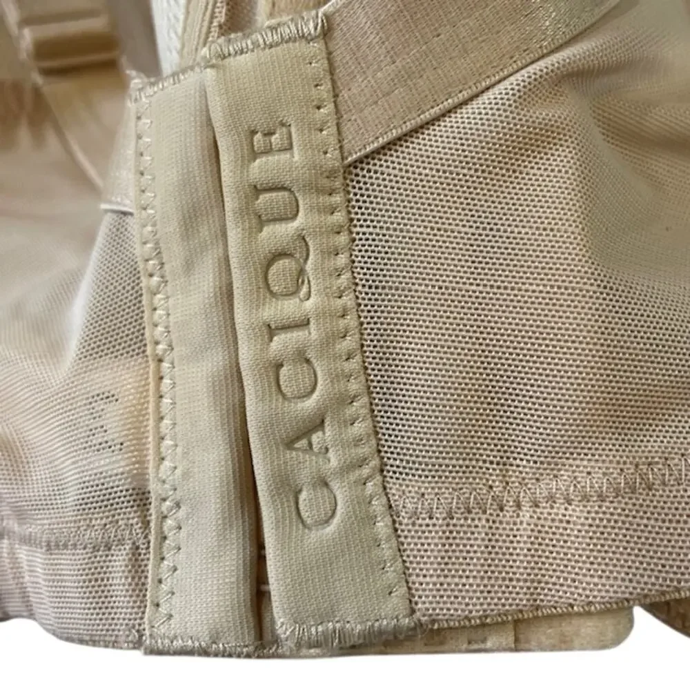 Cacique women's "Cool Bliss" bra with underwire in beige. - Picture 4 of 10